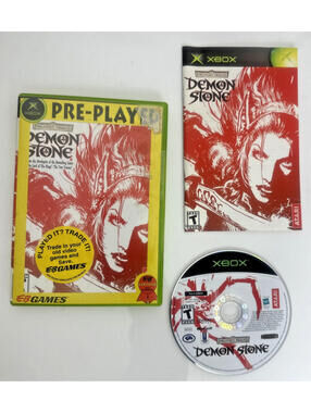 Forgotten Realms: Demon Stone (Microsoft Xbox, 2004) CIB Complete Excellent
